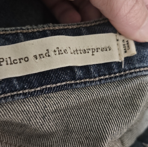 Anthropologie Pilcro and Letterpress flare sequence jeans size 29P - Picture 11 of 16